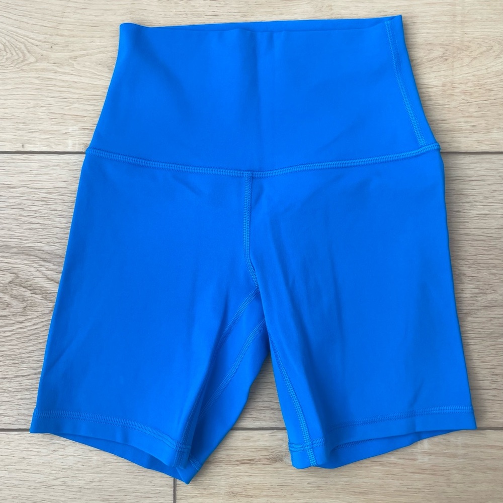 Lululemon Align High-Rise Short 6” Size 2 Blue